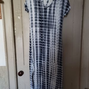 Tie dye maxi dress size s